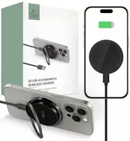 Belaidis įkroviklis 15W Magnetic MagSafe Tech-Protect QI15W-A33 juodos spalvos