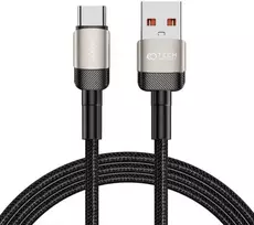 Kabelis USB – USB Type C 100W / 5A 2m Tech-Protect UltraBoost EVO titanium