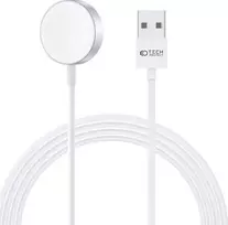 Magnetinis įkrovimo kabelis USB Apple Watch 1.2m Tech-Protect Ultraboost baltos spalvos