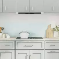 Virtuvės sienelės, 2vnt., baltos, 70x50cm, grūdintas stiklas