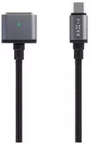 Fixed FIKSUOTAS pintas laidas USB-C/MagSafe 3, 2m, 140W, pilka