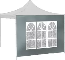 Cattara Šoninės sienelės vakarėlių palapinei WINDOW 2x3m 420D pilka WATERPROOF