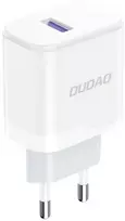 Dudao A20EU USB-A 18W network įkroviklis – baltos spalvos
