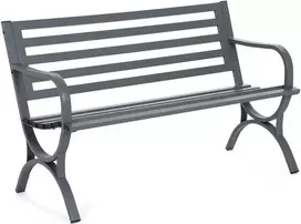 Lauko suolas Simple, Pilkas