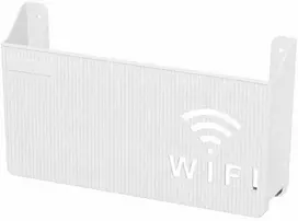 Aptel Sieninė lentyna Wi-Fi maršrutizatoriui (Balta)