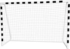 Poland Futbolo vartai 'Pro' 300 x 200 cm baltos ir juodos spalvų