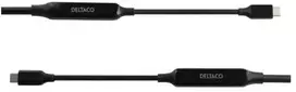 Kabelis DELTACO USB-C C-C, aktyvus, 10Gbps, 3A, 5m / 1902003