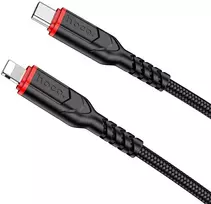 USB kabelis Hoco X59 "USB-C (Type-C) to Lightning" (20W) 1m juodas