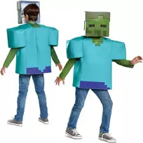 Almarina Minecraft karnavalinis kostiumas berniukui, zombiui, 110-122 cm (4-6 metai)