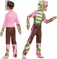 Almarina Minecraft karnavalinis kostiumas berniukui zombiui kiaulės kostiumo kaukėms 110-122 cm (4-6 metai)