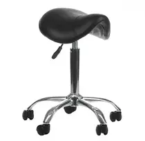Beauty System Kosmetologinė meistro kėdutė COSMETIC BEAUTY STOOL SINGLE Juodas