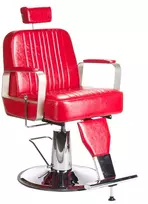 Beauty System Kirpyklos kėdė PROFESSIONAL BARBER CHAIR HOMER Raudonas