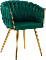 Activeshop Fotelis 4Rico QS-GW06G Velvet Žalias