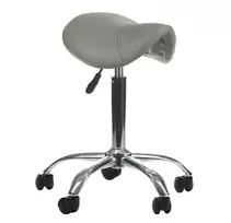 Beauty System Kosmetologinė meistro kėdutė COSMETIC BEAUTY STOOL SINGLE Pilkas