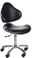 Beauty System Kosmetologinė meistro kėdutė COSMETIC BEAUTY STOOL PRACTIC PAR Juodas