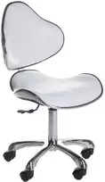 Beauty System Kosmetologinė meistro kėdutė COSMETIC BEAUTY STOOL PRACTIC PAR Baltas