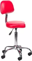 Beauty System Kosmetologinė meistro kėdutė COSMETIC BEAUTY STOOL PRACTIC SHAPE Raudonas