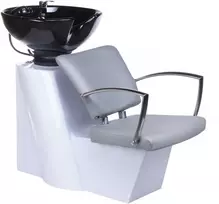 Kirpyklos plautuvė PROFESSIONAL HAIRWASHER LIVIO BRUSSEL LIGHT Pilkas