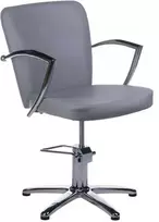 Kirpyklos kėdė PROFESSIONAL HAIRDRESSING CHAIR LIVIO BRUSSEL LIGHT Pilkas