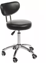 Beauty System Kosmetologinė meistro kėdutė COSMETIC BEAUTY STOOL PRACTIC SKANDI Juodas