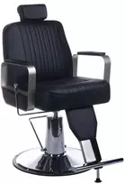 Beauty System Kirpyklos kėdė PROFESSIONAL BARBER CHAIR HOMER Juodas