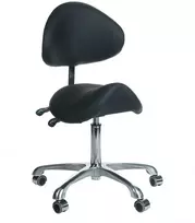 Beauty System Kosmetologinė meistro kėdutė COSMETIC BEAUTY STOOL Juodas