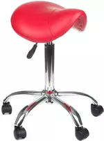 Beauty System Kosmetologinė meistro kėdutė COSMETIC BEAUTY STOOL SINGLE Raudonas