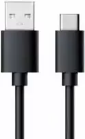 Brackton Kabelis USB InLine USB-A - USB-C 0.5 m Juodas (U-35-00.5D)