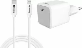 Sandberg USB-C AC 20W įkroviklis EU + Lightning 1M