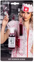 Švirkšto ir netikro kraujo rinkinys "Horror nurse"