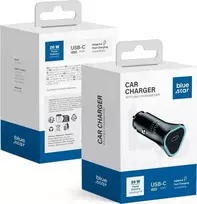 BlueStar Įkroviklis automobilinis Blue Star (1xUSB-C; QC 3.0; 20W) juodas