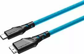 USB kabelis Ednet USB-C - microUSB 2 m mėlynas (MTC-230)