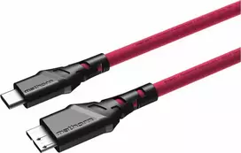 Kabelis USB Ednet USB-C - micro-B 2 m Rožinė (MTC-230M)