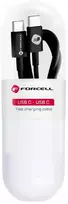 USB C laidas į USB C jungtį Forcell F-Energy QC PD Tube 1 m C293 juodas