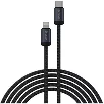 Devia kabelis Gracious EC645 PD USB-C - Lightning 1,0 m 27W 3A juodos spalvos