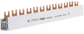 Izoliuota sujungimo šyna Hager KDN380A (3P, 12 mod., 16mm)