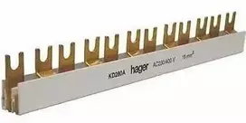 Izoliuota sujungimo šyna Hager KDN180A (1P, 12 mod., 16mm)