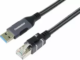 PremiumCord Ethernet kabelis USB3.2 -> LAN RJ45 10/100/1000MBIT ilgis 3m