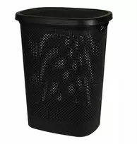 Bathroom Solutions Skalbinių dėžė 60 l juoda