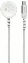 Swissten pintas metalinis magnetinis belaidis įkroviklis, skirtas Apple Watch USB-C 1,2 m