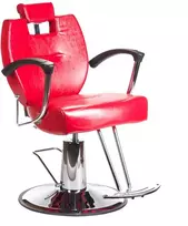Beauty System Kirpyklos kėdė PROFESSIONAL BARBER CHAIR HEKTOR BRUSSEL Raudonas