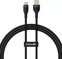 Baseus Flash 2 USB-A / USB-C kabelis 100W 1 m – juodos spalvos