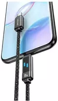 USAMS USB-C į USB-C kabelis 100W 1.2m cinko lydinio greito įkrovimo duomenų kabelis Meteor serijos SJ744USB0
