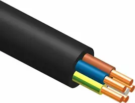 Śląsk kabelis Įžeminimo maitinimo kabelis YKY 5X4mm2 0,6/1kV būgnas NKT 112271058D0500