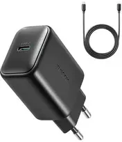 Įkroviklis Joyroom JR-TCF23 25W USB-C + USB-C to USB-C cable 1.0m juodas