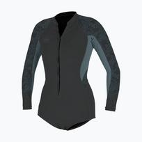 Moteriškas plaukimo kostiumas O'Neill Bahia 2/1 mm Front Zip Short Spring tempered steel/shade