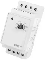 DANFOSS Devireg 330 termostatas nuo +60 iki +160 °C, montuojamas ant DIN bėgelio, tiekiamas su 3 metrų laido jutikliu.