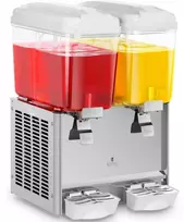 Royal Catering Sulčių gėrimų aušintuvo dozatorius, dvigubas, 2x 18L