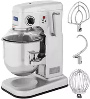 Royal Catering Planetinis spiralinis robotas maišytuvas su nuleidžiamu dubeniu RCPM-10.1B 10 l 230 V 650 W