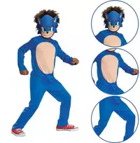 Sonic the Hedgehog karnavalinis kostiumas berniukams ir mergaitėms 127-136 cm (7-8 metų)